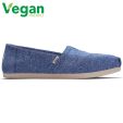 Toms Womens Alpargata Classic Espadrille Vegan Shoes - Vallarta Blue Repreve