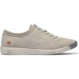 Softinos by Fly London Womens Isla Trainers - Washed Light Grey