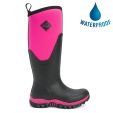 Muck Boots Womens Arctic Sport II Tall Neoprene Wellies Rain Boots - Black Pink