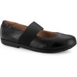 Strive Womens Rome Shoes - Black Leather