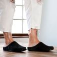 Strive Women's Vienna Orthotic Slippers - Black Nubuck