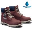 Timberland Womens 6 Inch Premium Waterproof Boots - Burgandy - A2MCN