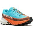 Merrell Womens Agility Peak 5 Trail Running Shoes - Attol Cloud