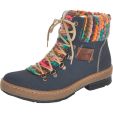 Rieker Womens Z6743 Ankle Boots - Blue Pazifik