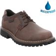 Josef Seibel Mens Chance 08 Waterproof Shoes - Moro Brown