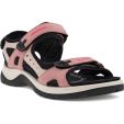 Ecco Shoes Womens Offroad Leather Walking Sandals - Damask Rose