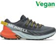 Merrell Mens Agility Peak 4 Vegan Trail Running Shoes - Black Highrise