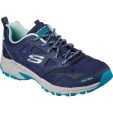 Skechers Womens Hillcrest Pure Escapade Trail Trainers - Navy Turquoise