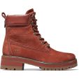 Timberland Womens Courmayeur Valley 6 Inch Boots - Medium Brown - A2HNK