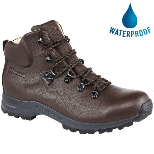 brasher Mens Brasher Supalite II GTX Waterproof Brown Leather Hiking Walking Boots UK 7 