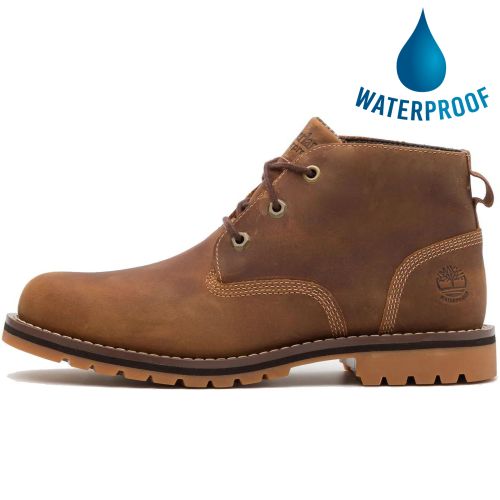 Extraordinario Haz lo mejor que pueda Mencionar Timberland Mens Larchmont Waterproof Leather Chukka Boots - Rust - A2NF3