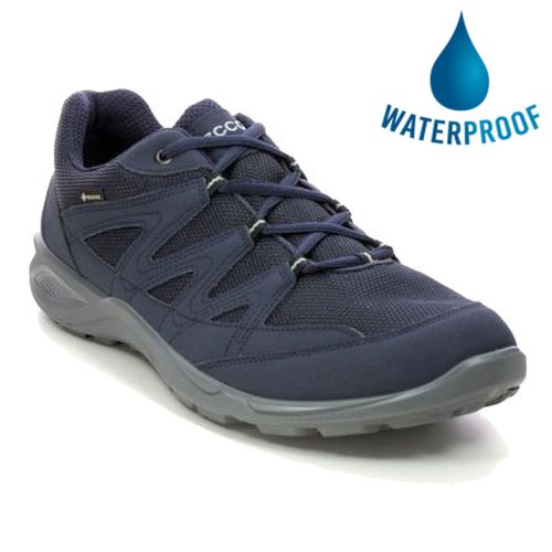 fad Refinement nægte Ecco Shoes Mens Terracruise LT GTX Waterproof Trainers - Night Sky Night Sky