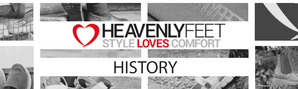 Heavenly Feet History Banner