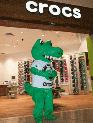 Crocs Duke Mascot