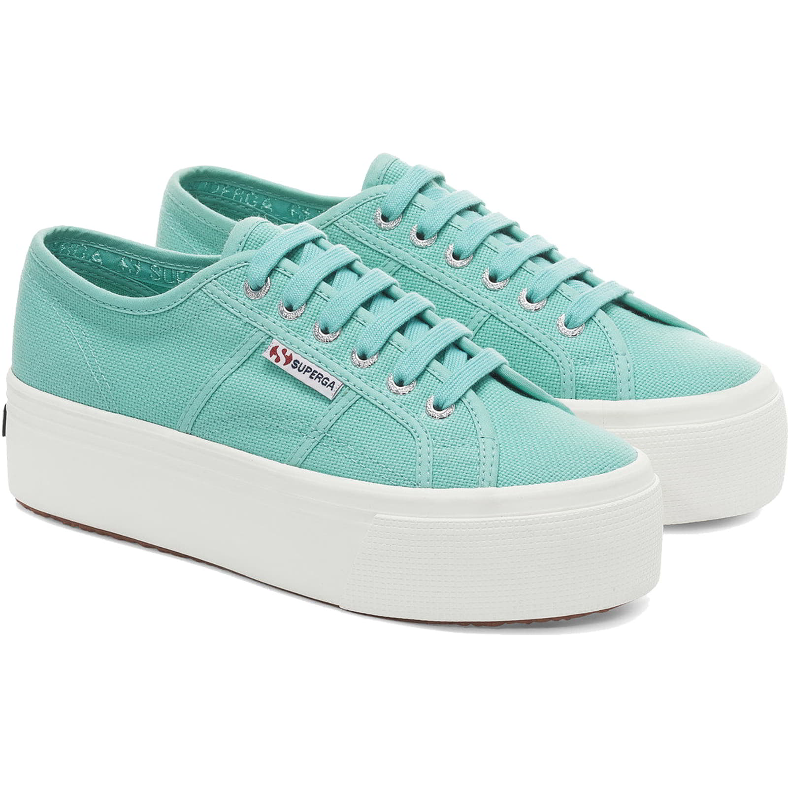 Superga Women's 2790 Linea Up and Down Platform Trainers Shoes - UK 6.5