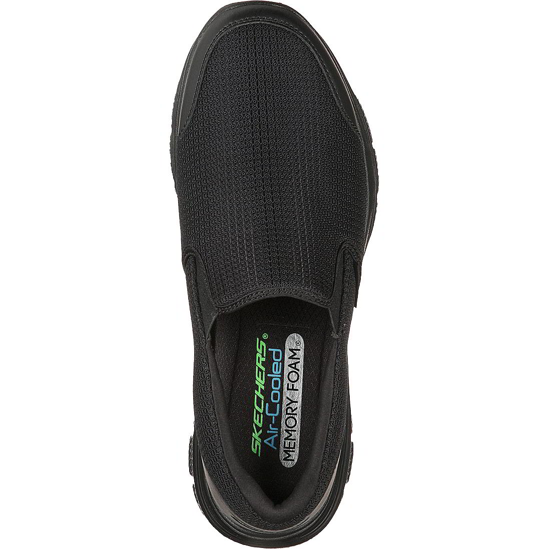 Skechers Mens Flex Advantage 4.0 Tuscan WIDE Slip On Shoes - UK 10.5 Black 2951