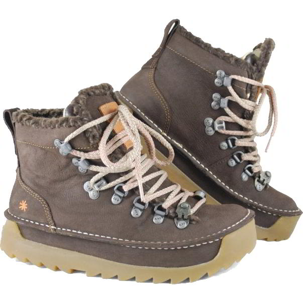 Art Women's Skyline 615 Chunky Leather Boots - Plesasant Brown - UK 5 / EU 38