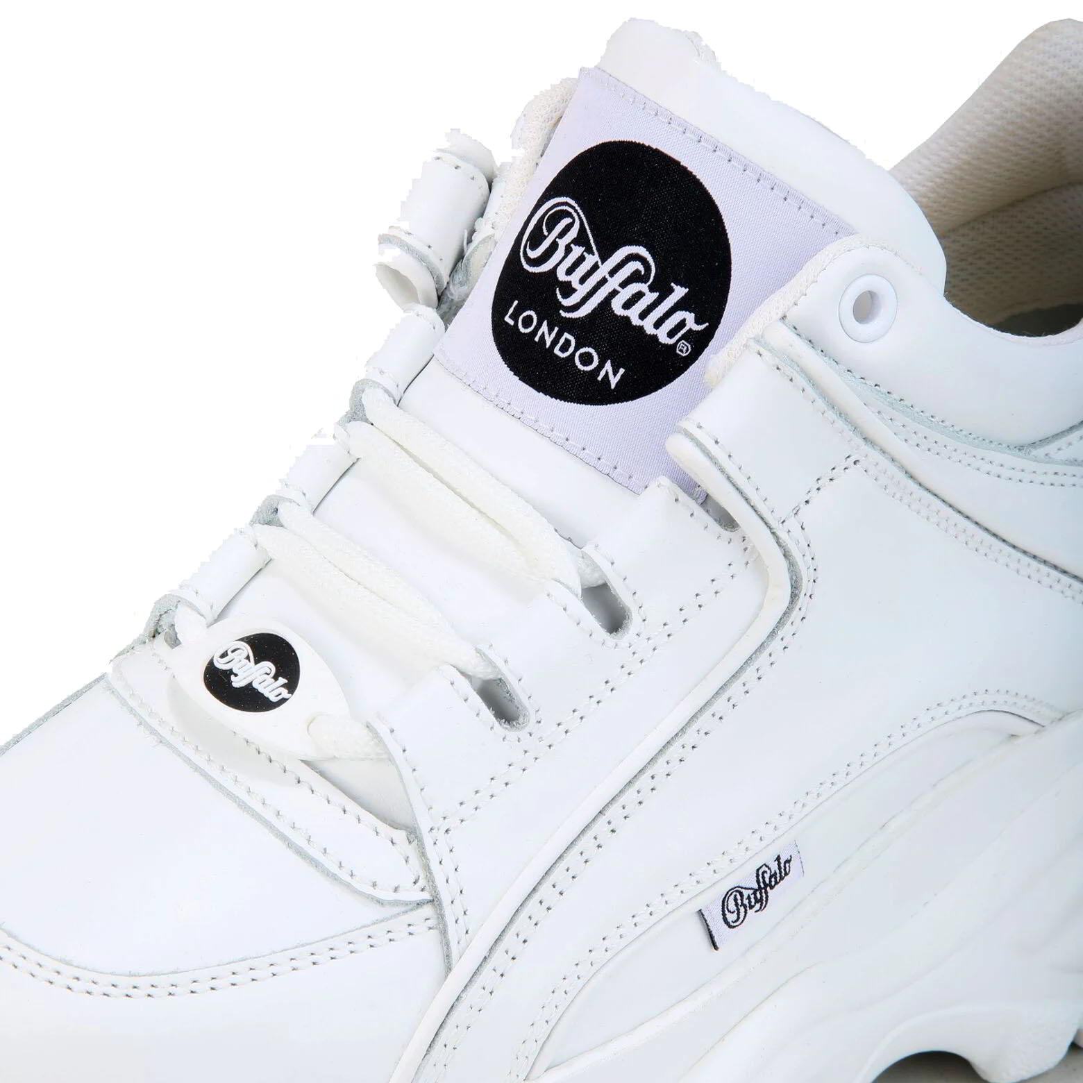 Buffalo Boots Womens 1339-14 Chunky Platform Trainers Shoes - White 2951