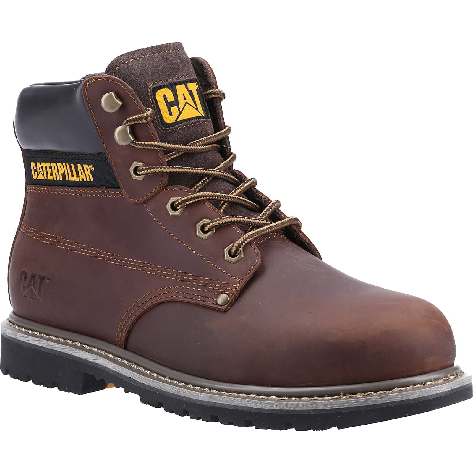 Caterpillar Mens Powerplant Cat Steel Toe Cap Safety Ankle Boots - UK 7
