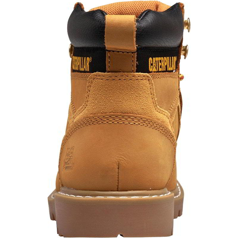 Caterpillar Mens Stickshift Wide Fit Leather Ankle Boots - Honey - UK 10