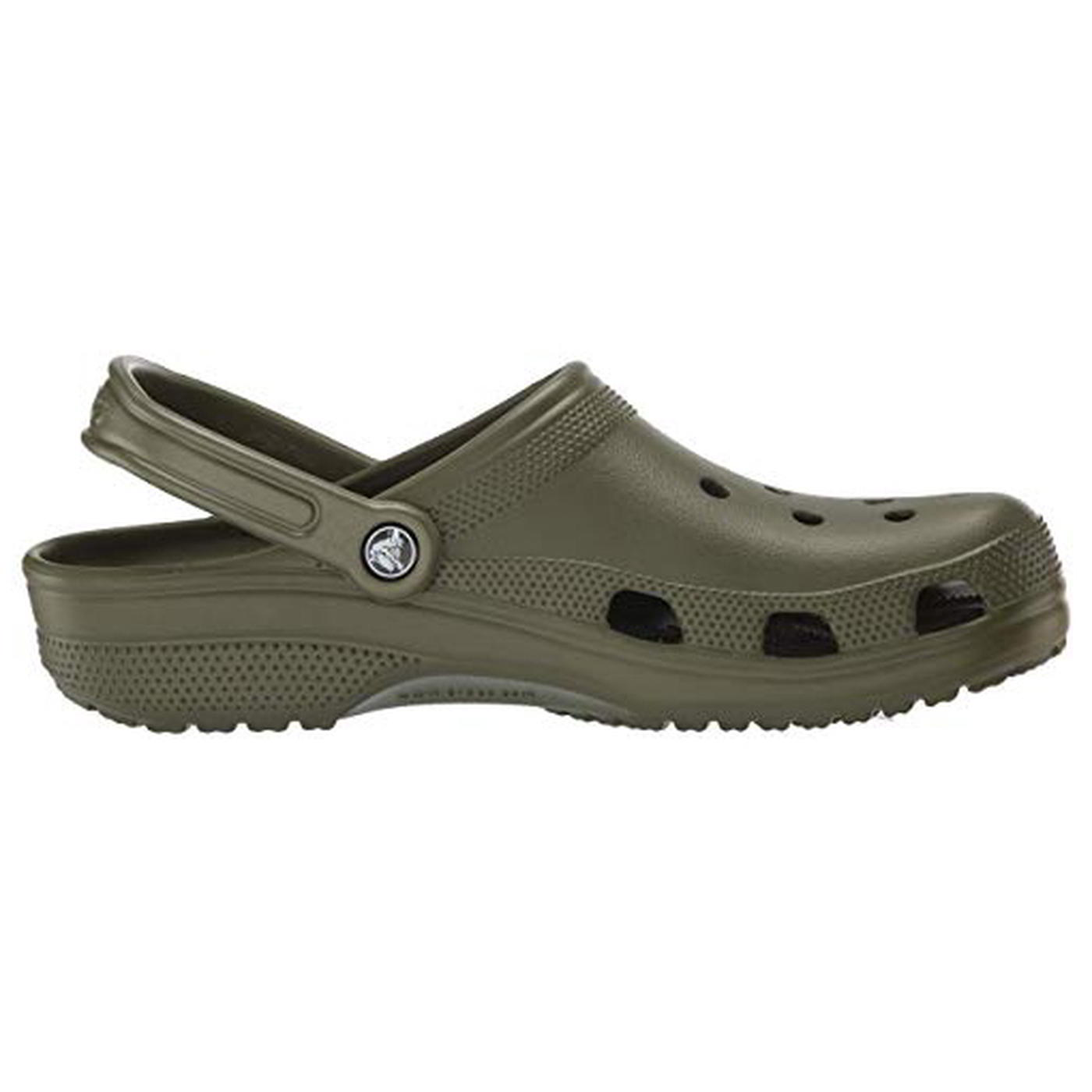 Crocs Mens Womens Classic Clog Vegan Work Shoes Sandals - Army Green 2951
