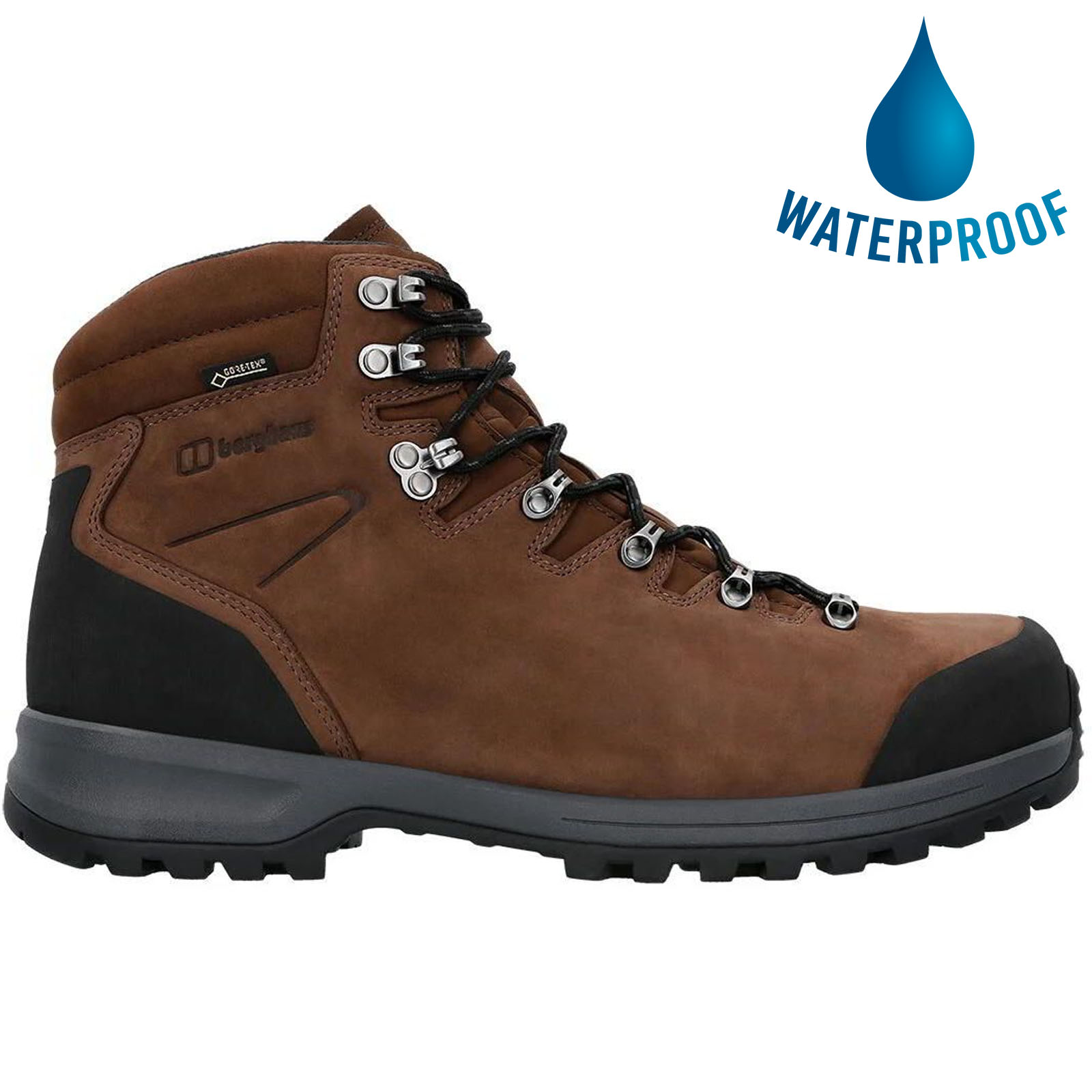 Berghaus Mens Fellmaster Ridge GTX Waterproof Walking Hiking Boots - Brown UK 10.5 2951