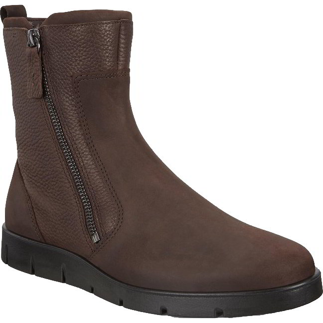 Ecco Shoes Womens Bella Twin Zip Leather Boots - UK 5-5.5 / EU 38 Brown 2951