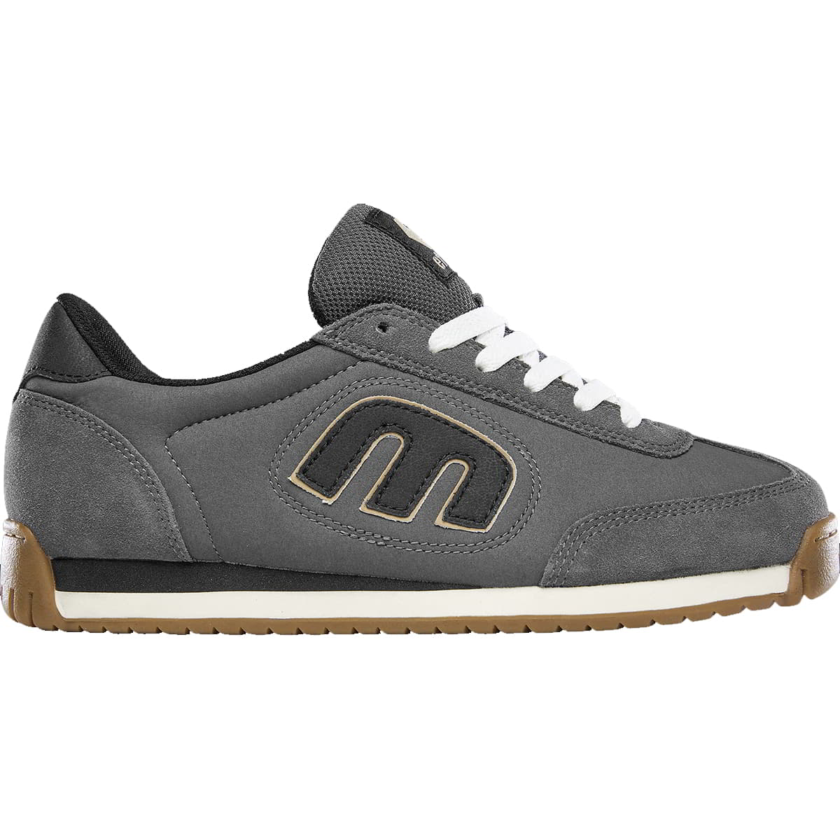 Etnies Mens Lo Cut II Skate Shoes - Grey Black Gum 2951
