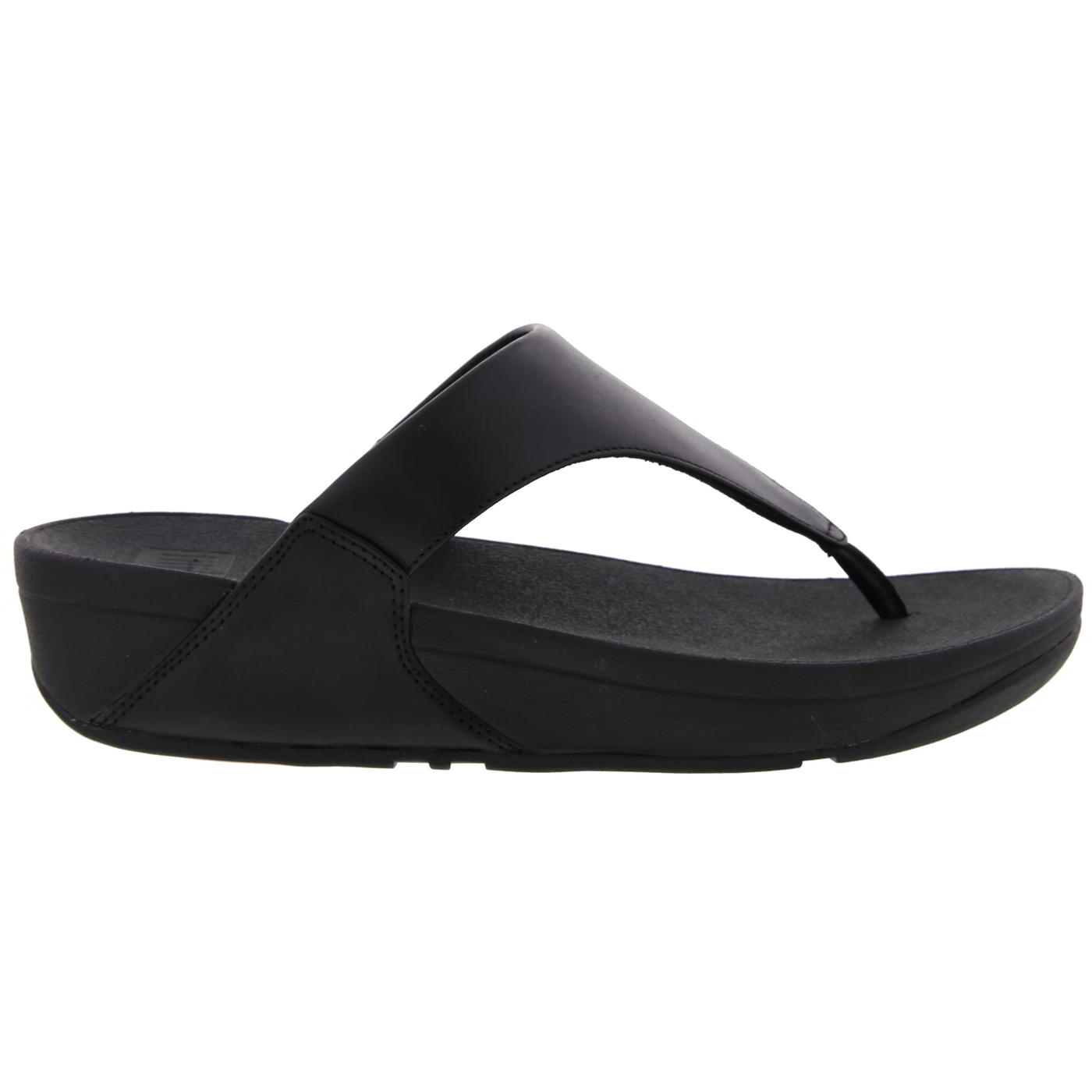 FitFlop Women's Lulu Toe Post Leather Flip Flop Sandals - UK 4
