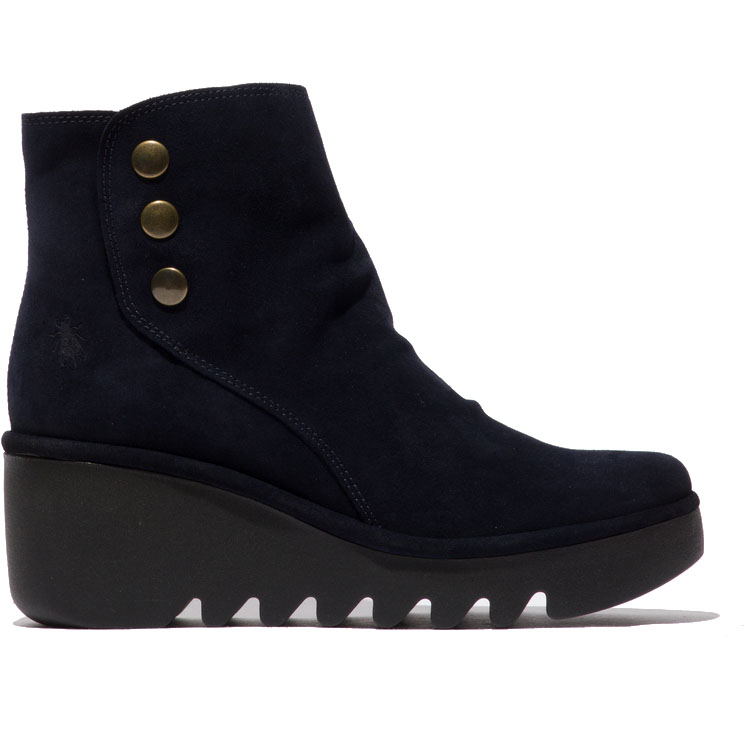Fly London Women's Brom Wedge Ankle Military Boot - UK 6 / EU 39