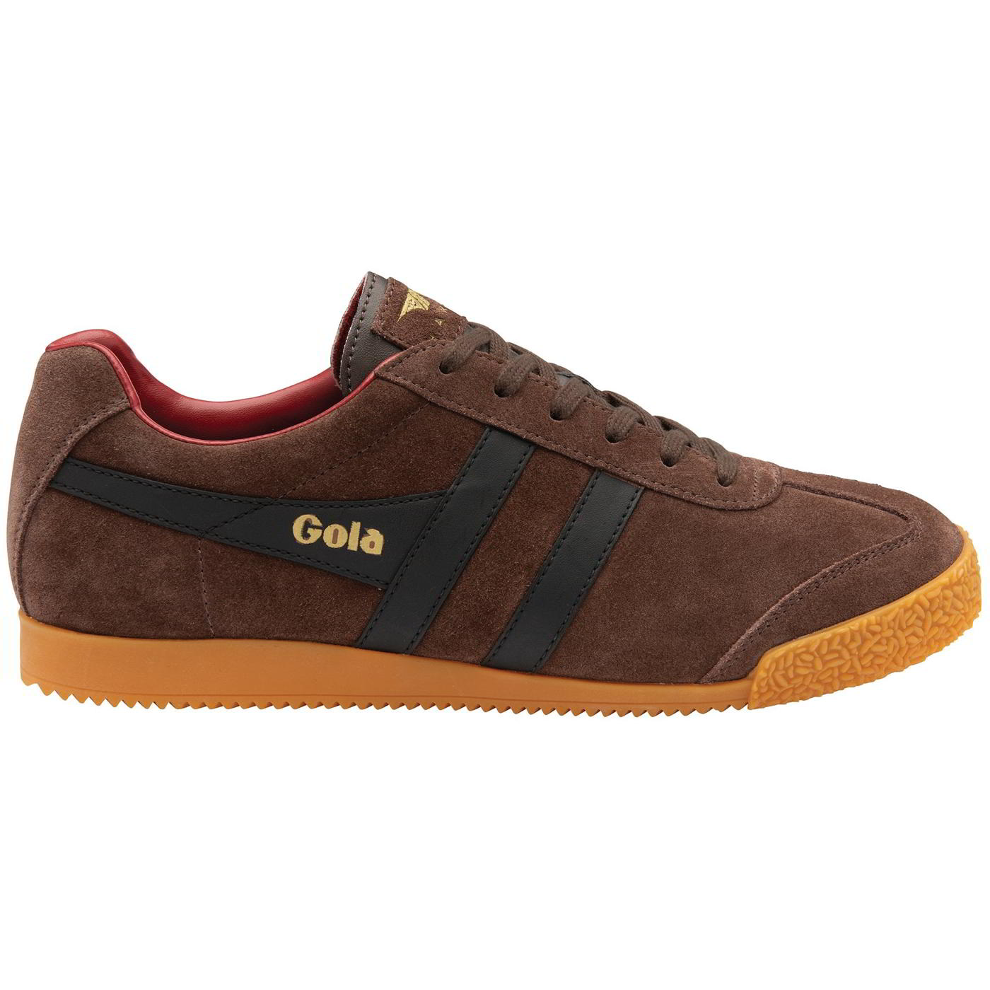 Gola Mens Harrier Suede Trainers Shoes - UK 8 Brown 2951