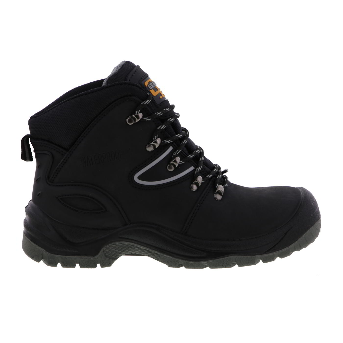 grafters mens m330a waterproof steel toe safety boots - uk 14 / eu 48