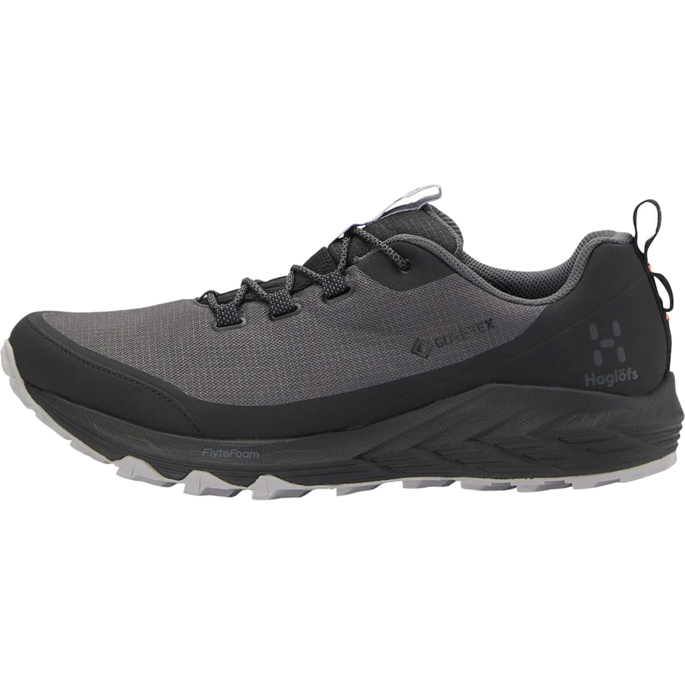 haglofs mens l.i.m fh gtx waterproof walking hiking shoes trainers - true black - uk 8.5