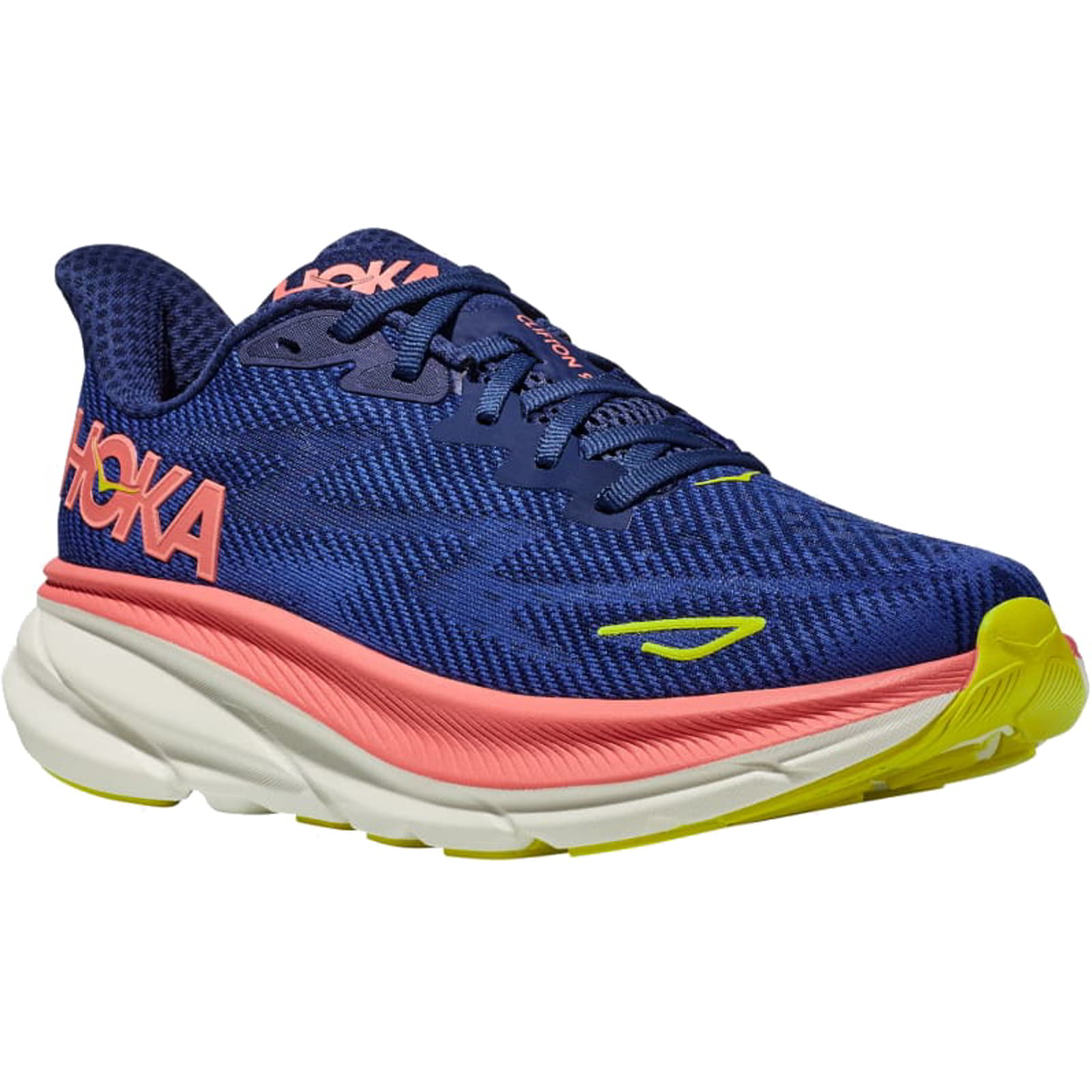 Hoka Women's Clifton 9 Lace Up Running Shoes Trainers - UK 6.5 / US 8