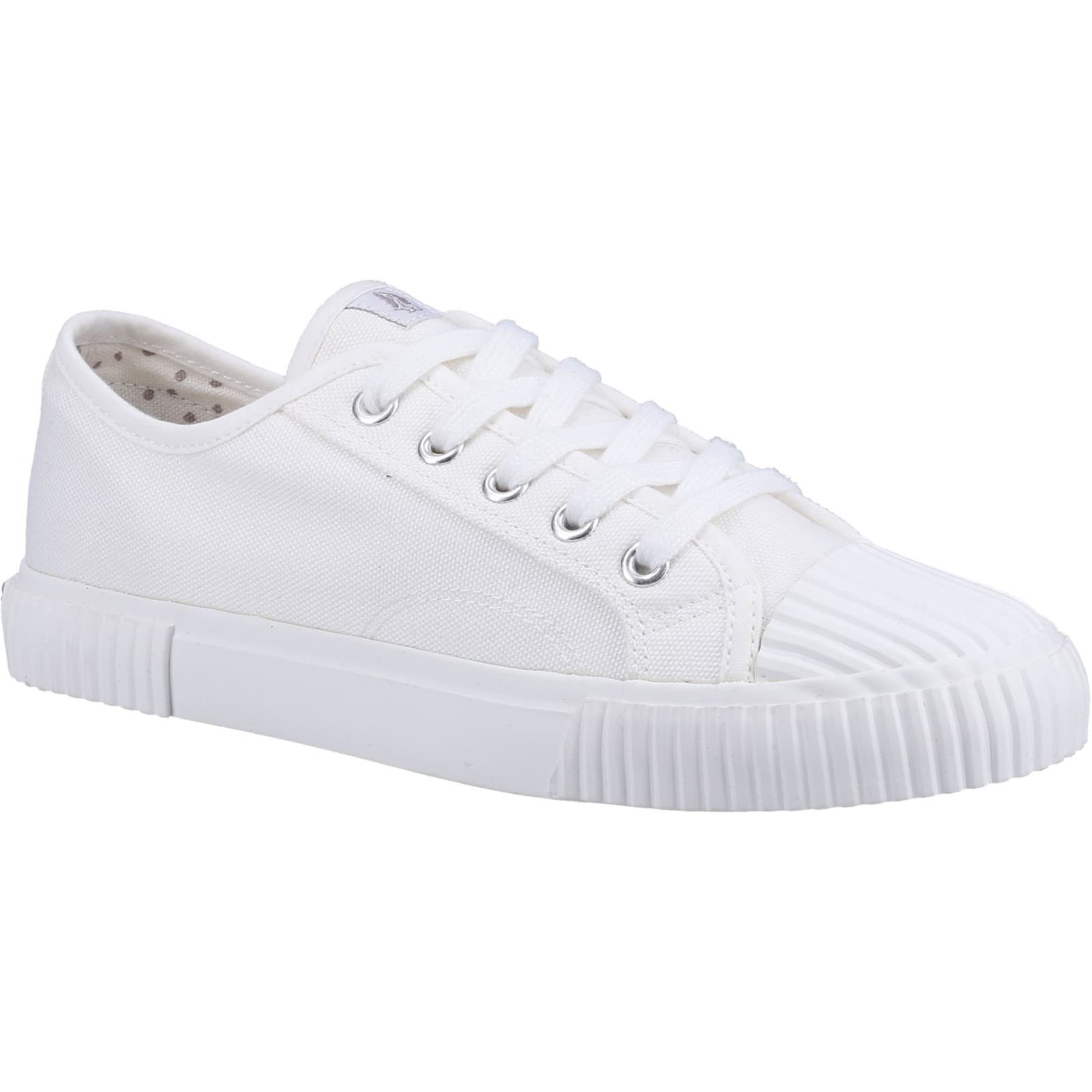 Hush Puppies Women's Brooke Lace Up Canvas Shoes Trainers - UK 3