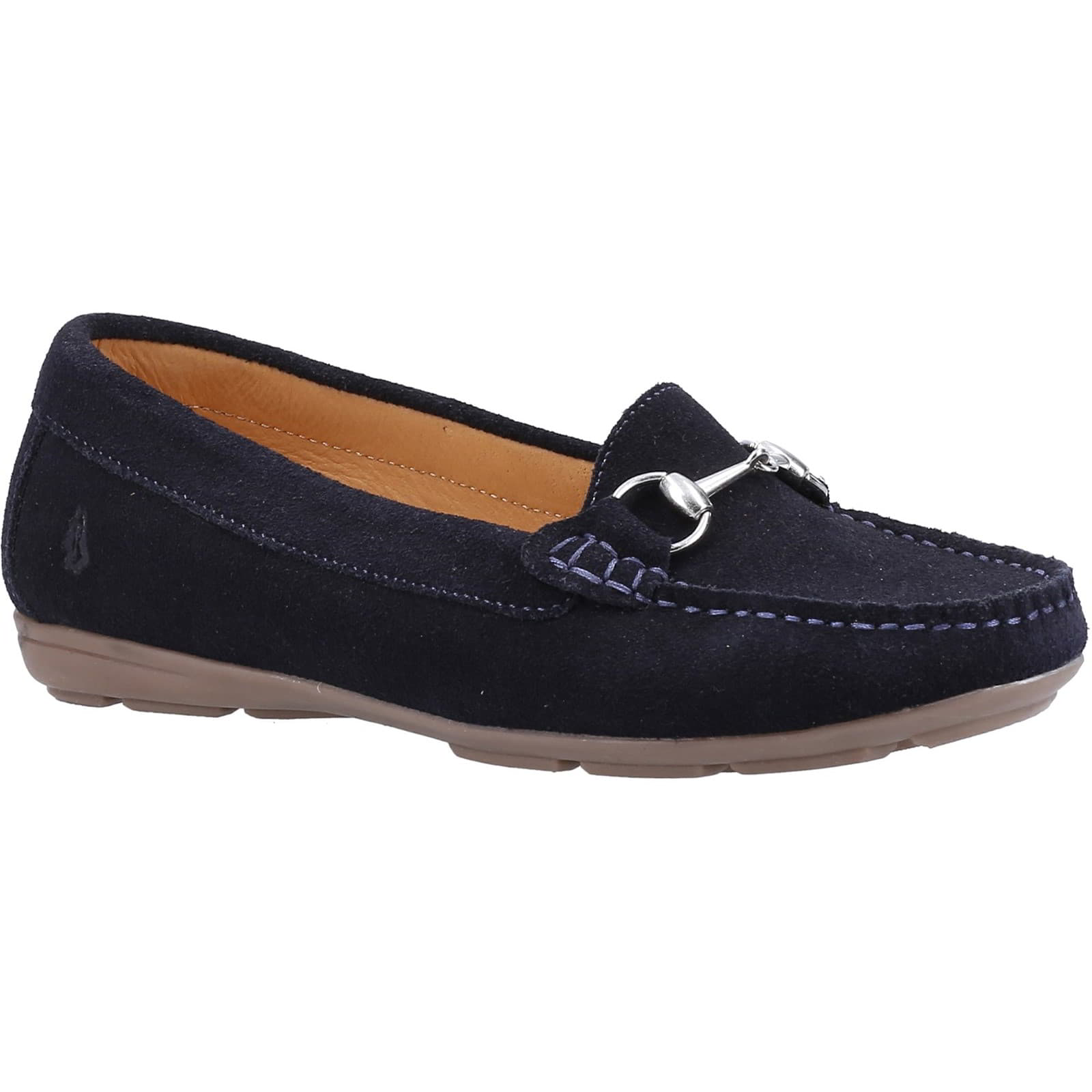 Hush Puppies Women's Molly Leather Slip On Loafers Shoes - UK 6