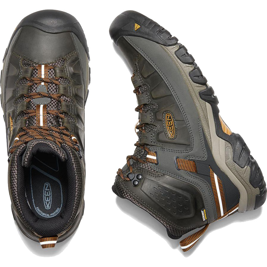 Keen Mens Targhee III Mid WP Waterproof Walking Hiking Boots - UK 10 Black 2951