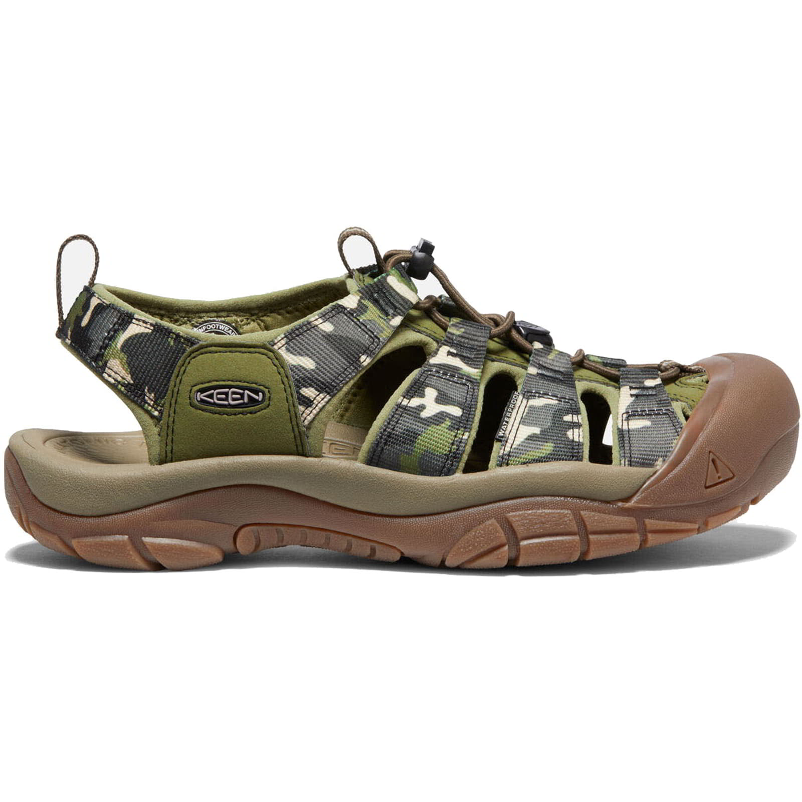 Keen Mens Newport H2 Sandals - Camo Olive Drab 2951