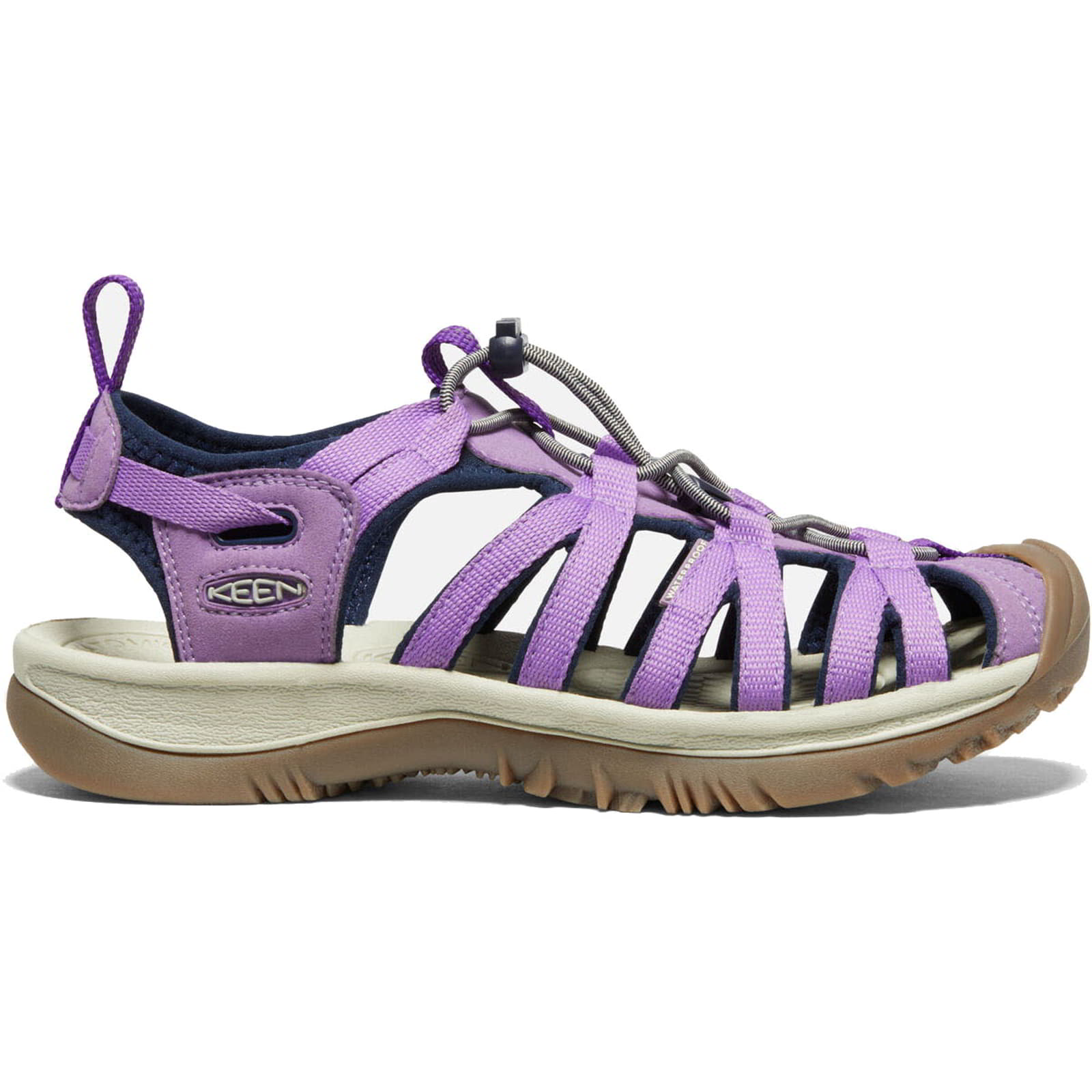 Keen Whisper Womens Walking Sandals - Chalk Violet English Lavender 2951