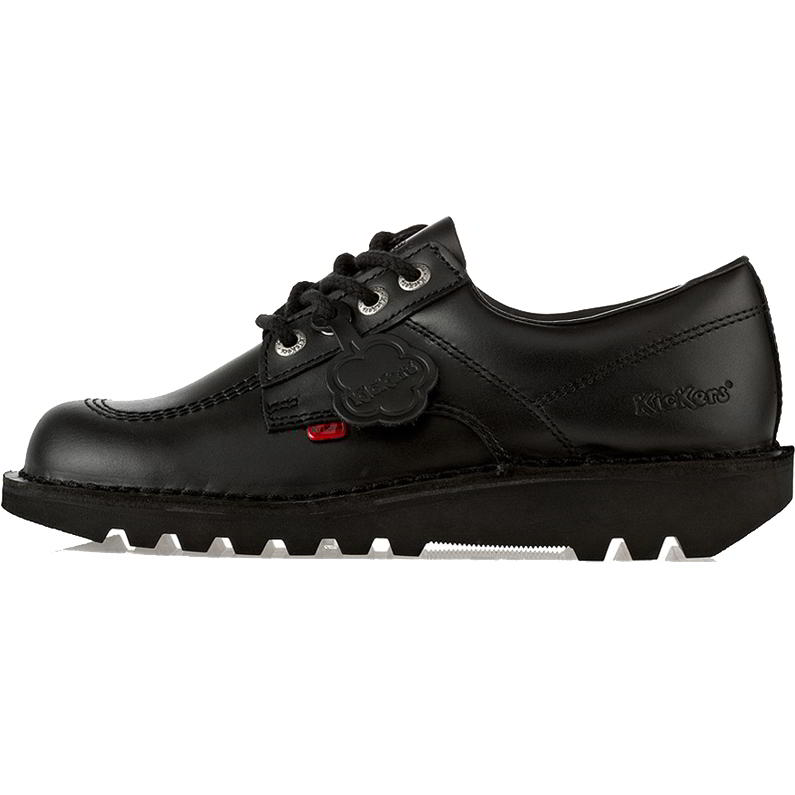 Kickers Mens Kick Lo Core Work School Shoes - Black 2951