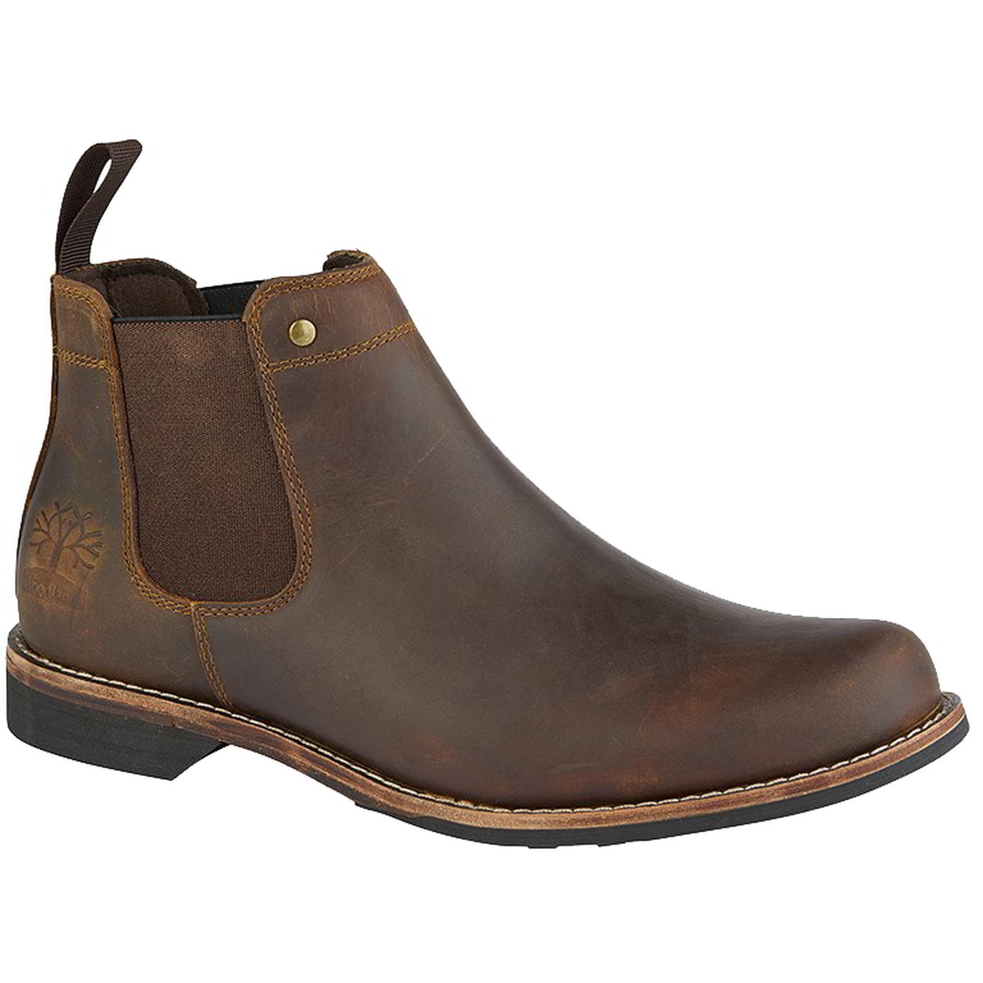 Woodland Men's Leather Chelsea Ankle Boots - UK 7
