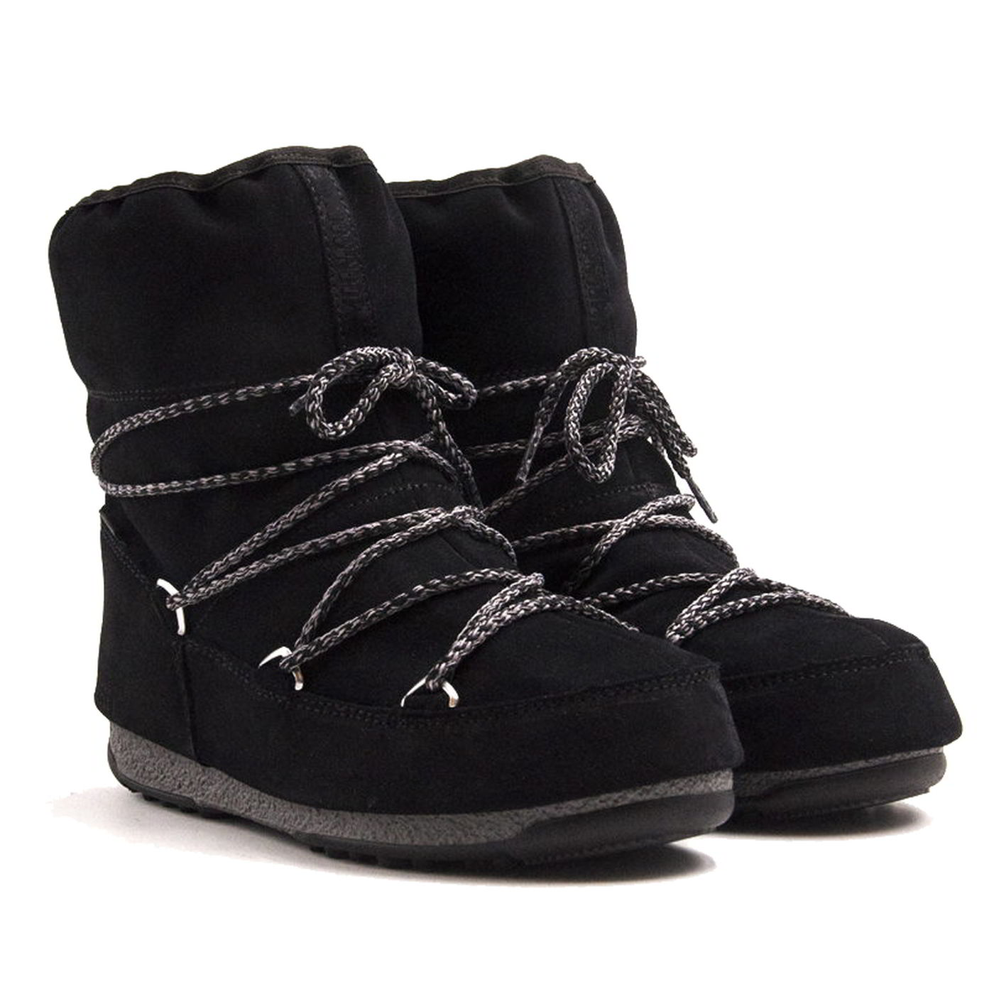 Moon Boots Womens WE Low Suede Waterproof Warm Winter Snow - UK 2-5.5 Black 2951