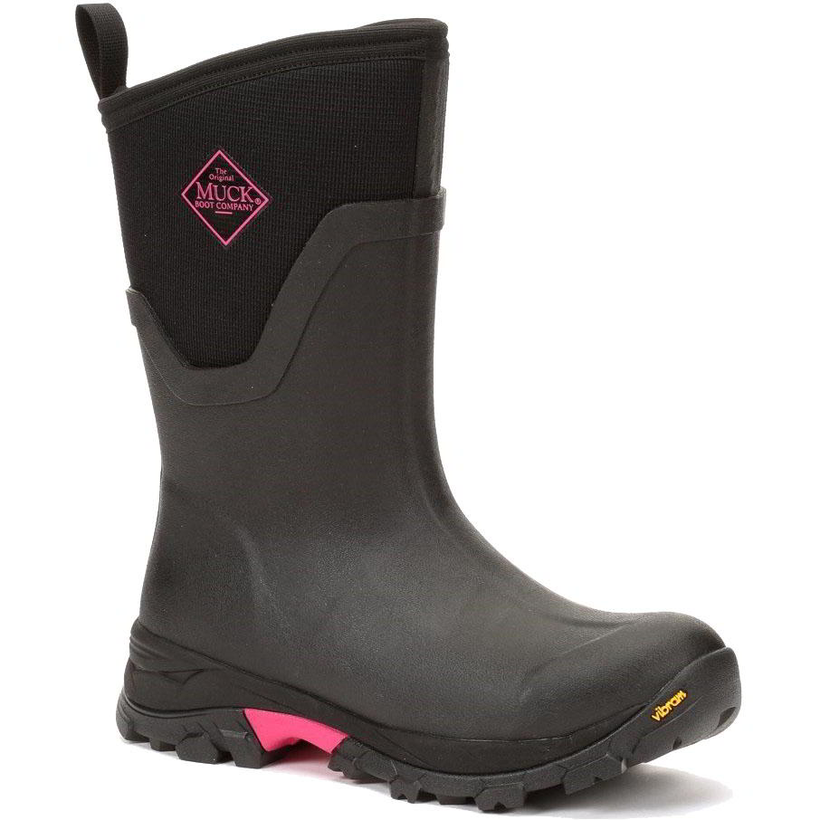 Muck Boots Womens Arctic Ice Short Grip All Terrain Wellies Rain - UK 7 Black 2951
