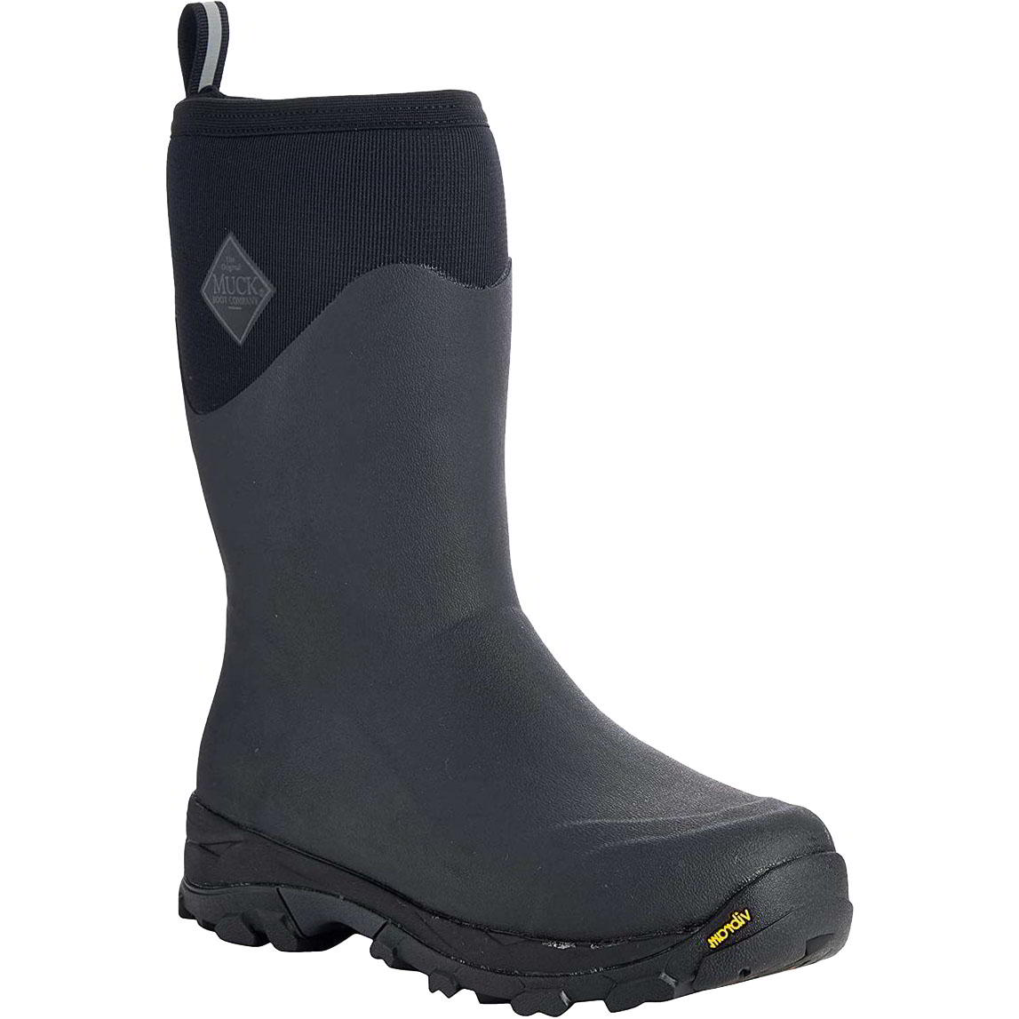 Muck Boots Mens Arctic Ice Mid Grip Waterproof Wellington - Black 2951