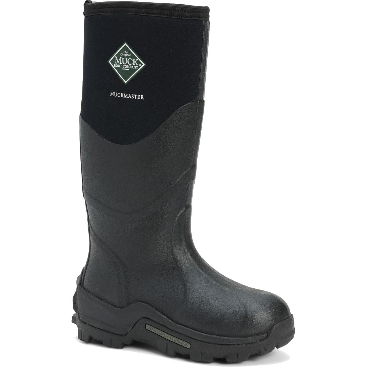 Muck Boots Mens Womens Master Neoprene Wellies Rain - UK 11 Black 2951