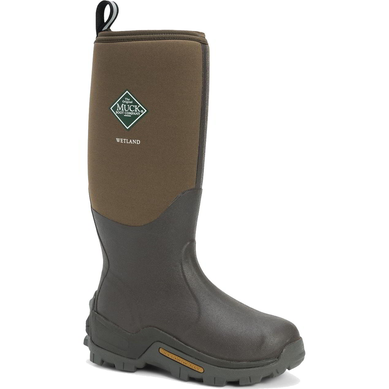 Muck Boots Mens Wellies Wetland Tall Neoprene Wellington - UK 10 Brown 2951