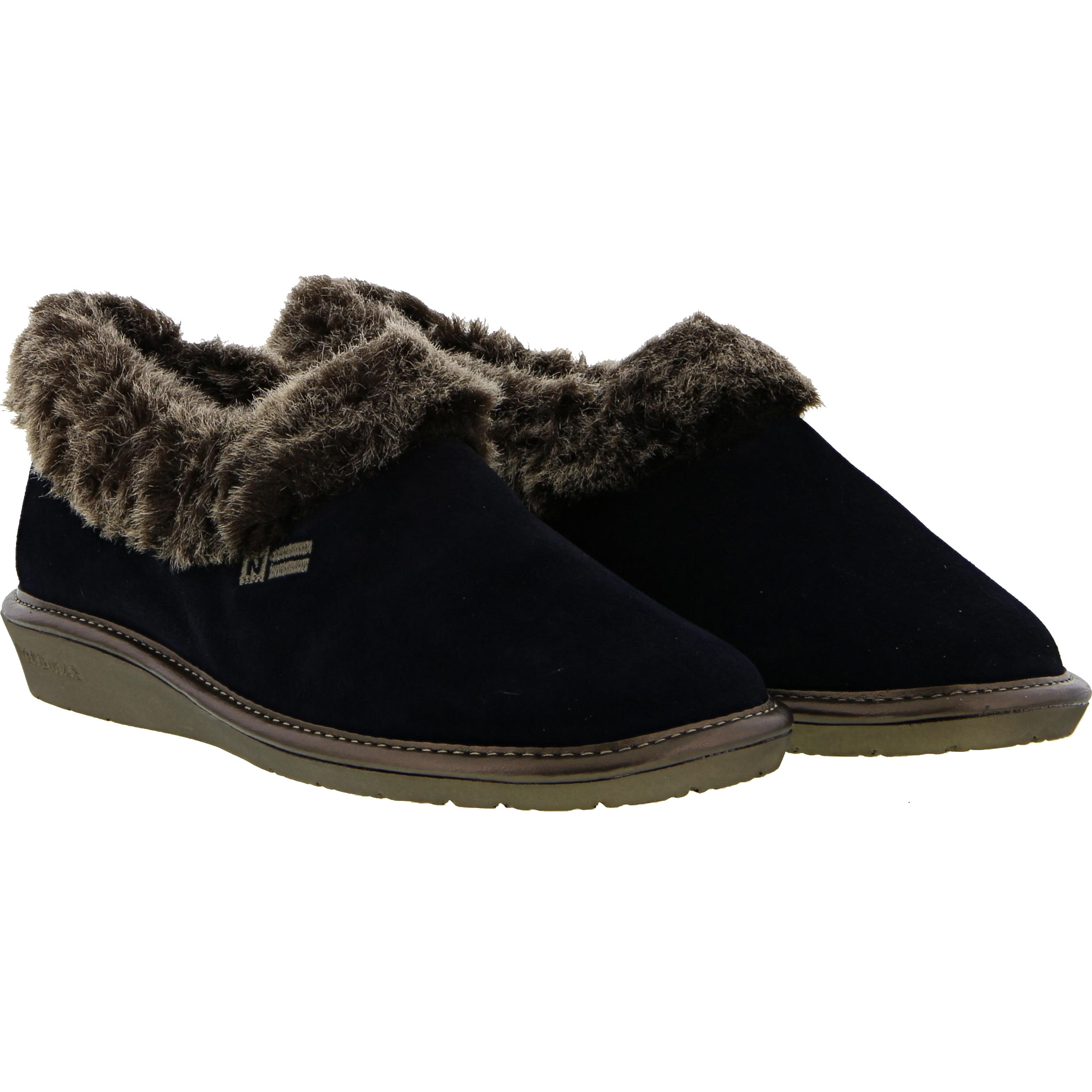 nordikas womens 1358 top line outdoor indoor sole bootie slippers - eu 38