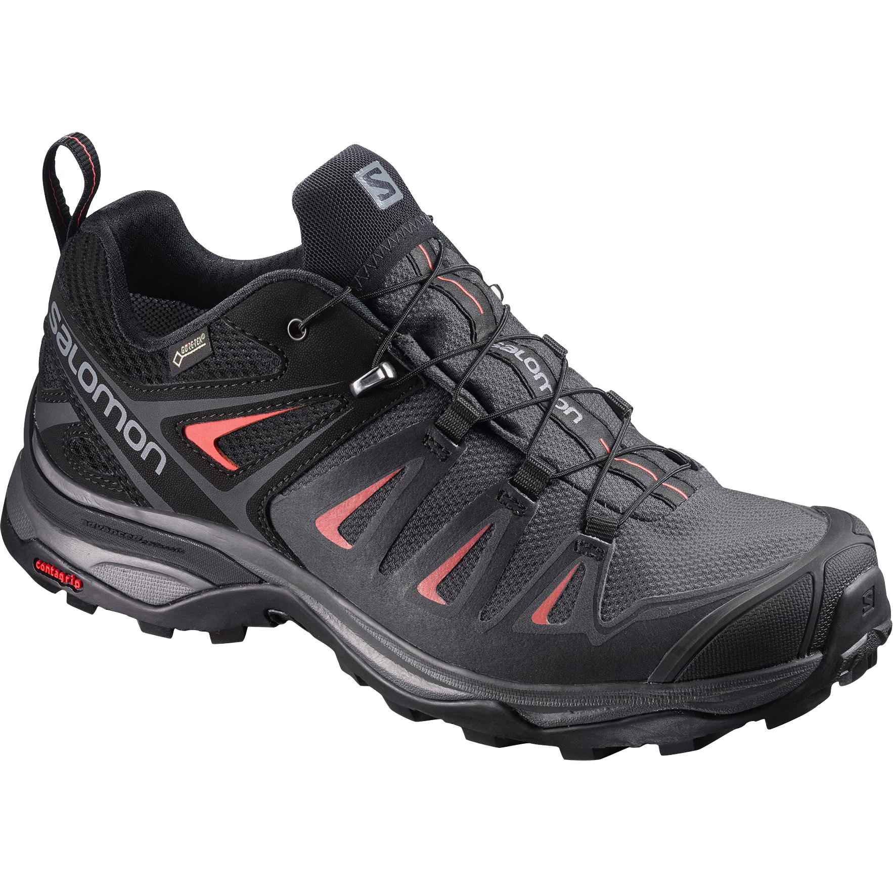 Salomon Womens X Ultra 3 GTX Waterproof Walking Hiking Trainers Shoes - UK 5 Black 2951