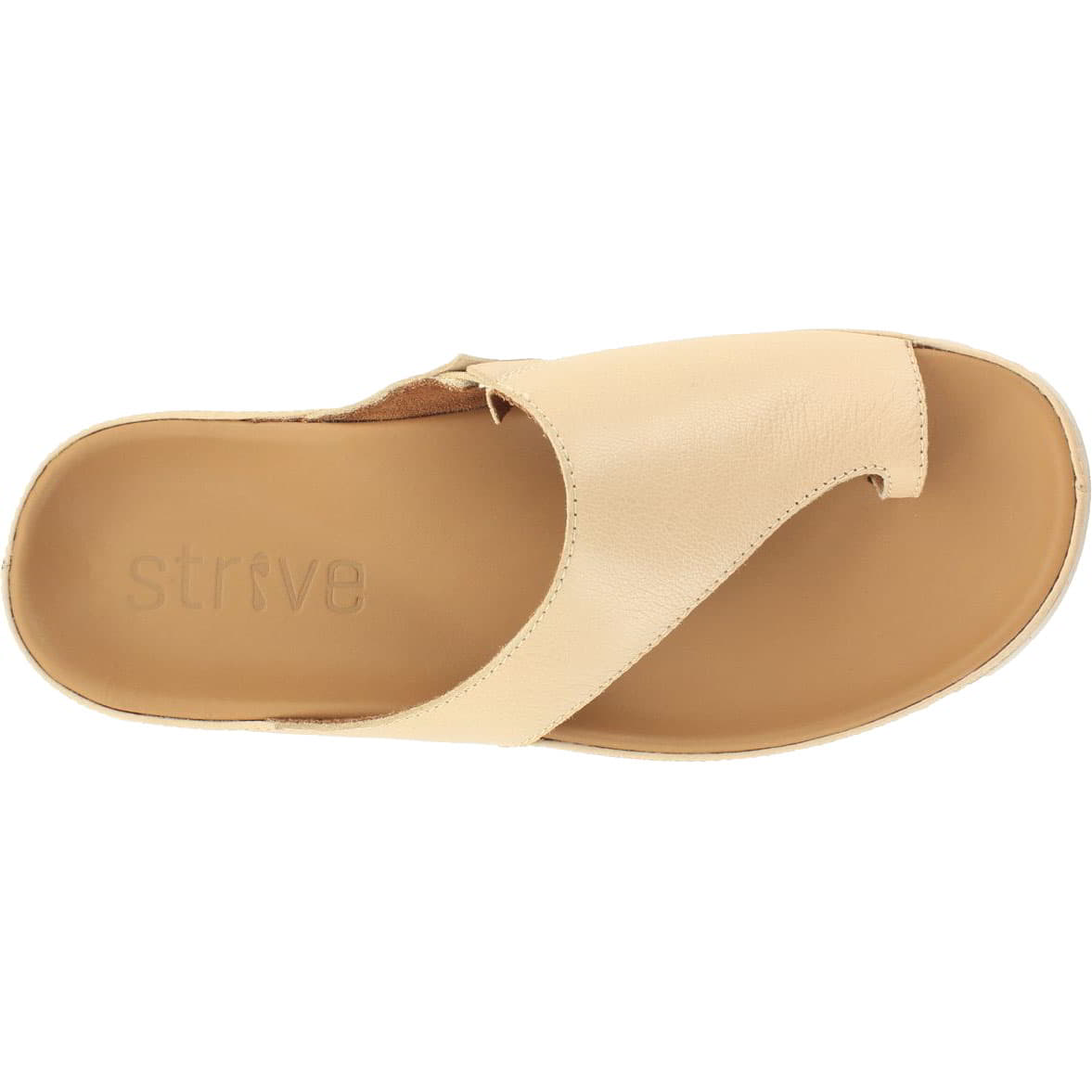 strive womens capri orthotic footbed toe post sandals - uk 8