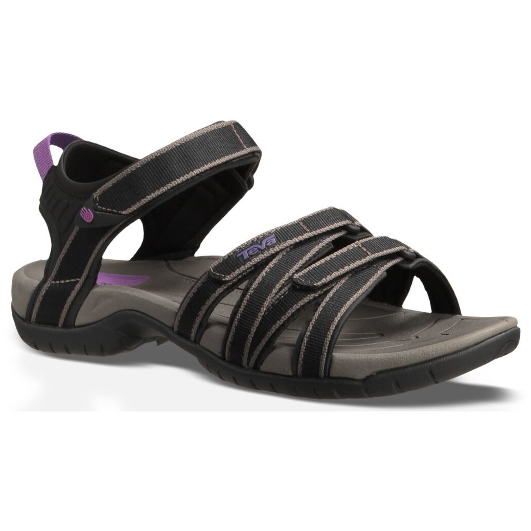 Teva Womens Tirra Adjustable Walking Sandals - Black Grey 2951